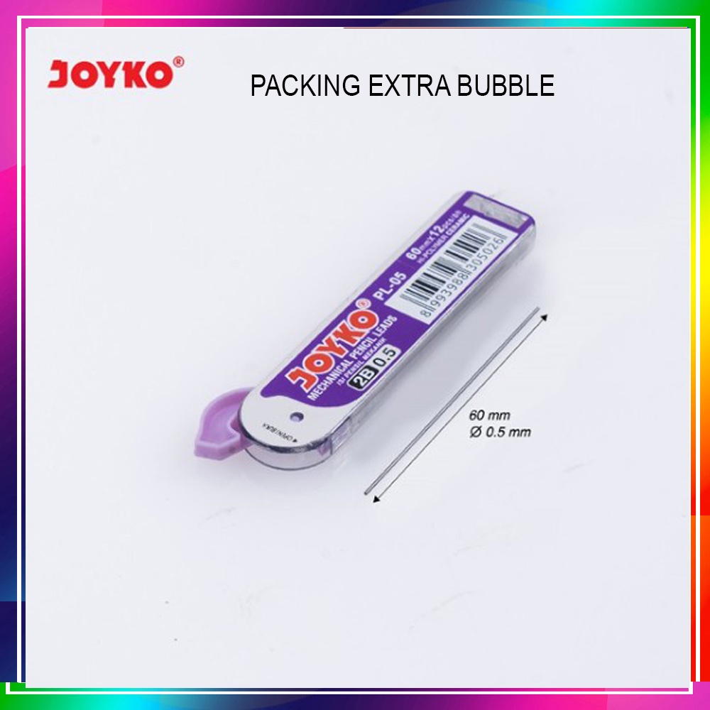 Pensil Lead / Isi Pensil Mekanik Joyko PL-05 / 2B / 0.5mm / Isi Ulang Pensil