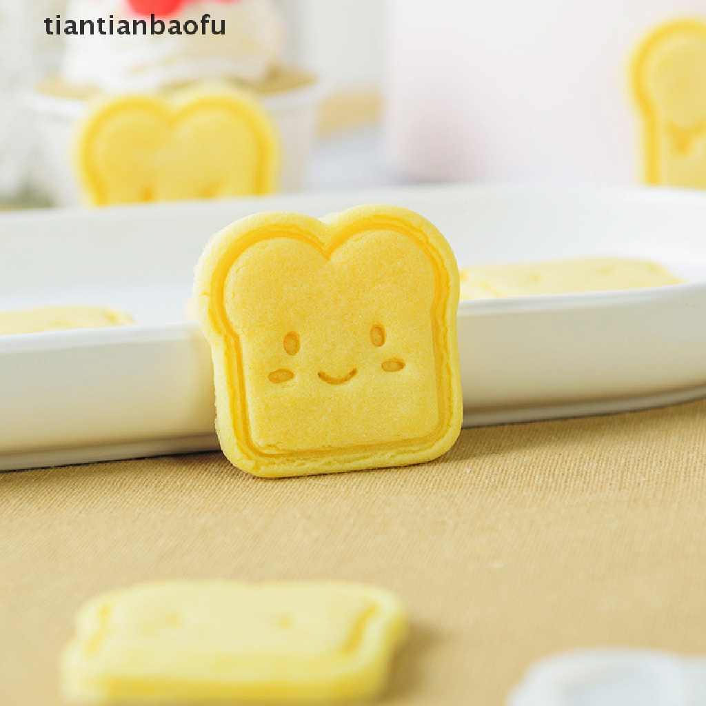 Cetakan Pemotong Kue / Biskuit / Roti Panggang Bentuk Smiley Bahan Plastik Tebal Untuk Dekorasi
