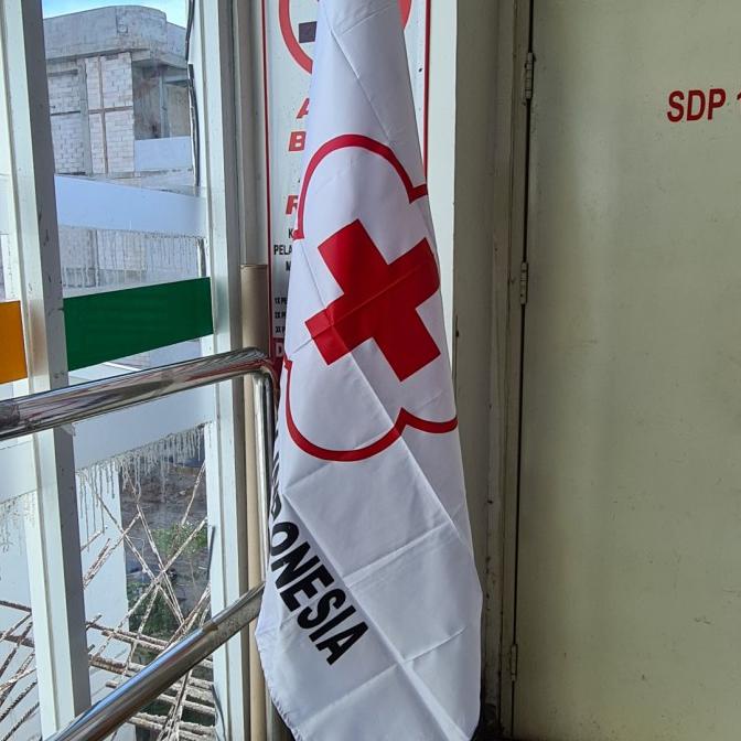 Tiang Pataka Dengan Bendera Indonesia