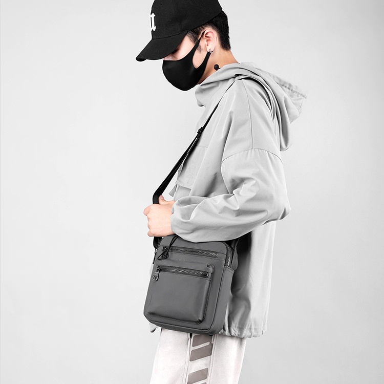 TAS SELEMPANG PRIA ANTI AIR HITAM ANTONY TA683G2 KEREN SLING BAG COWOK BRANDED SHOULDER BAHU KERJA KULIAH DISTRO LAKI IMPORT PREMIUM SIMPLE CASUAL