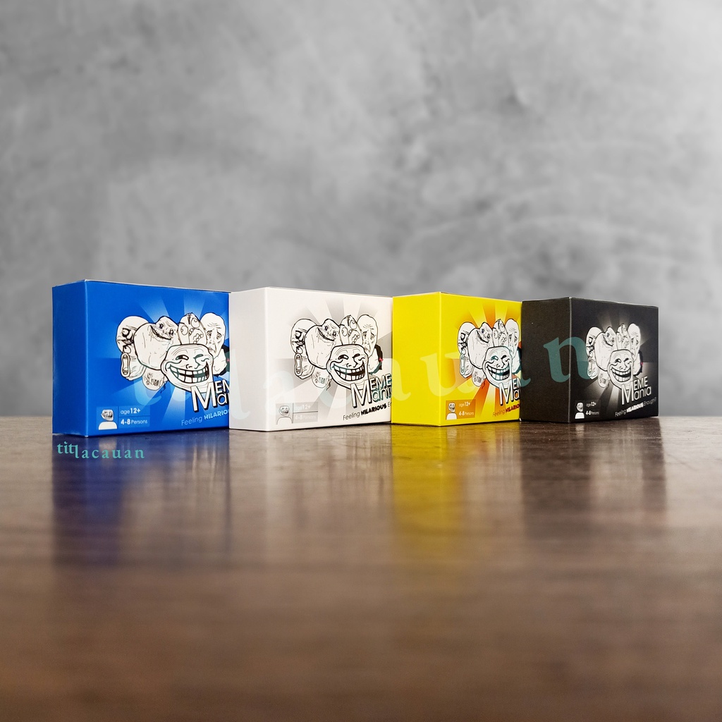 Kartu Permainan Meme Mania Lucu Limited Edition - Exclusive Playing Card / Board Game Waterproof Ant