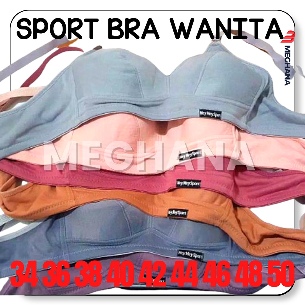 BESTSELLER - Sports BRA Size 40 42 44 46 48 / BH Sport / Sport BRA / BH Tanpa Kawat BH Tanpa Busa / 