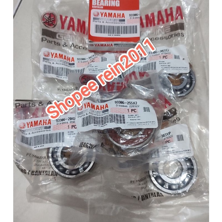 PAKET LAHER BEARING TRANSMISSION TRANSMISI NMAX ASLI ORI YAMAHA