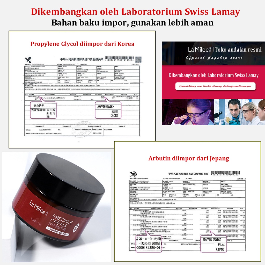 Krim pemutih Bintik Krim Pemutih Krim Pemutih wajah Krim Penghilang Melasma 30G