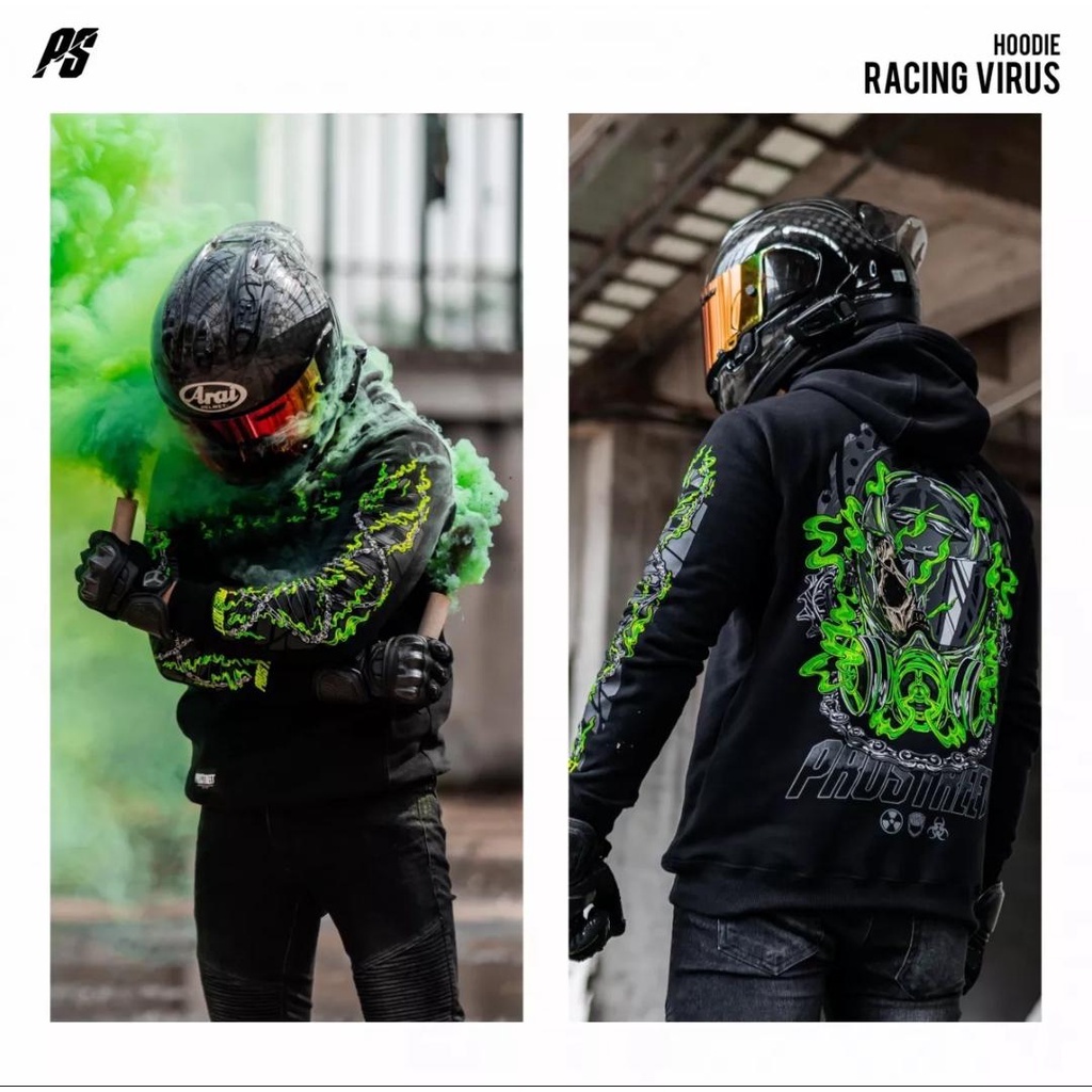 HOODIE SUNMORI PROSTREET RACING VIRUS JAKET SUNMORI hoodie PROSTRET jaket PROSTRET sweater switer cowok distro PROSTREET RACING VIRUS COD