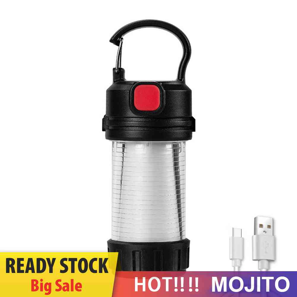 Lampu Tenda LED Portable Anti Air Tenaga USB Untuk Camping / Darurat