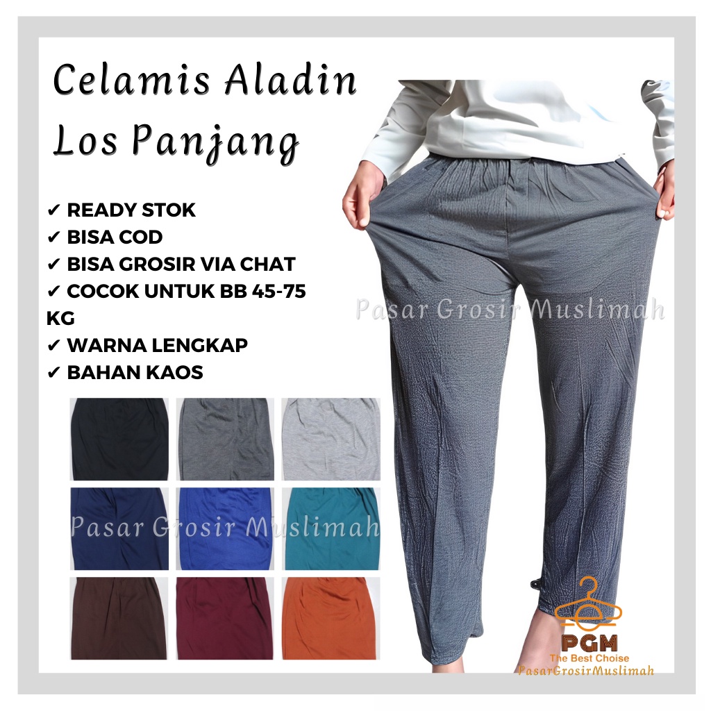 CELANA ALADIN PANJANG LOS STANDAR JUMBO / ALADIN PANJANG LOS JUMBO SIZE BIG BISA COD