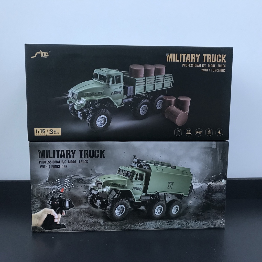 RC Military Truck Remote Control Kontrol Mobil Mobilan Remot Scale 1:16