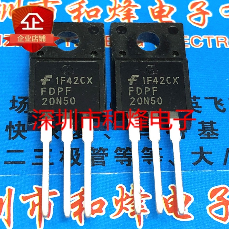 6pcs/lot FDPF20N50 TO-220F 20A 500V Dalam Stok 新Pjg