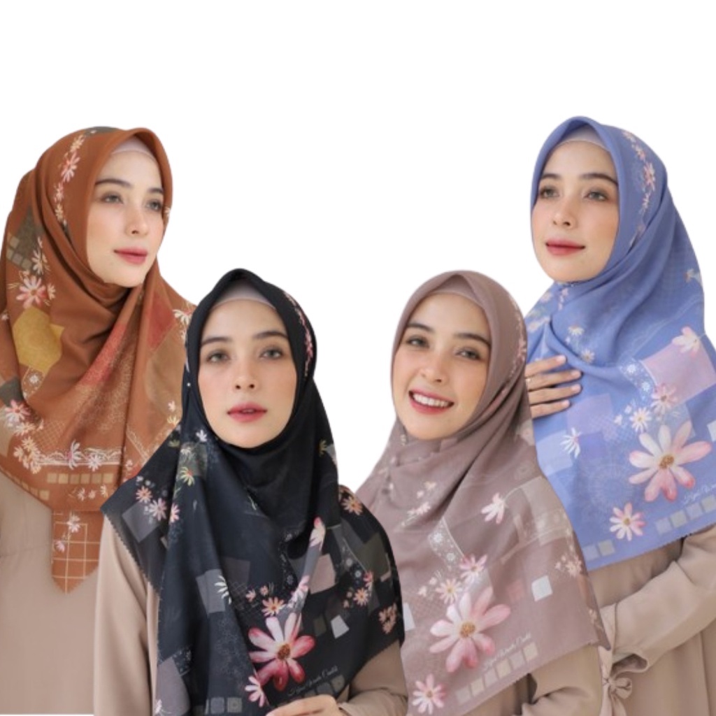 NEW !! KAYLA 1 SCARF PREMIUM MOTIF/ HIJAB SEGI EMPAT KAYLA SCARF PREMIUM GRADE A/ HIJAB KAYLA SCARF BRANDED/ KERUDUNG MOTIF MODEL TERBARU