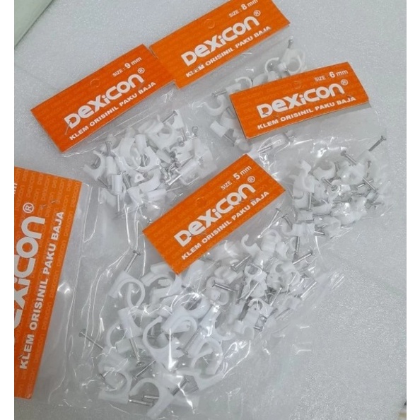 Klem Kabel dexicon  10mm ORIGINAL paku baja
