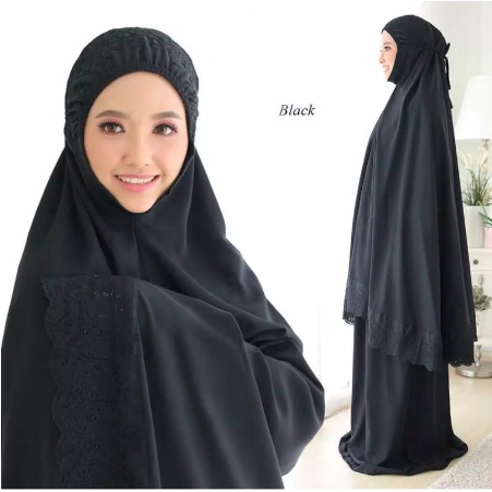 [Simplivy] Rosella Katun Premium Mukena Dewasa Siti Khadijah, 2in1, All Size, Premium