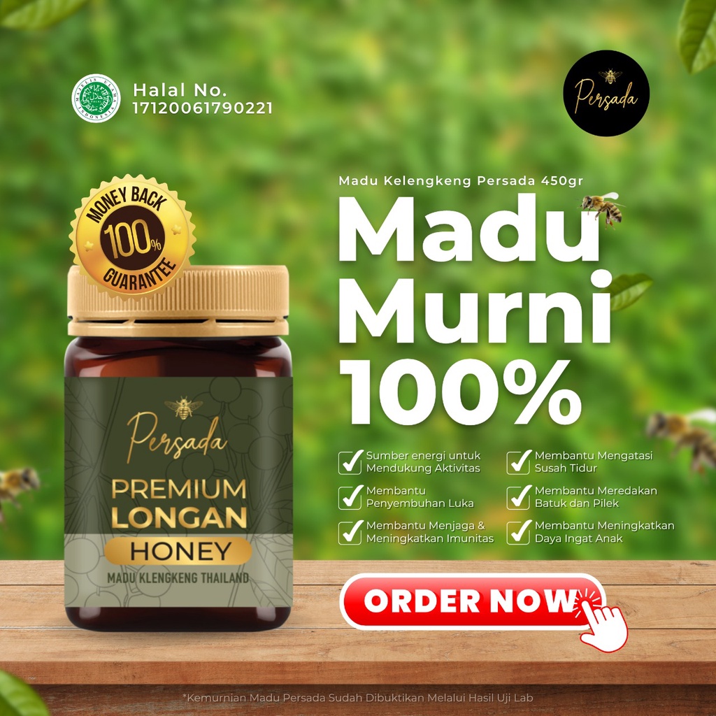 

MADU KLENGKENG / KELENGKENG PERSADA 450, 175 GRAM || BOOSTER ASI, MENGOBATI BATUK, FLU, SARIWAN, MADU MURNI 100%