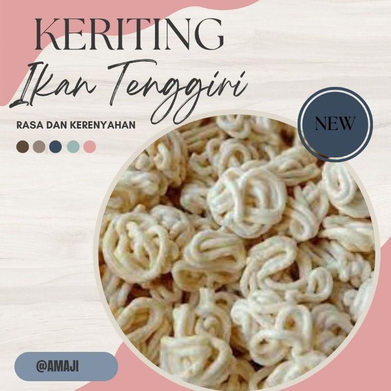 

Kerupuk Ikan//Keriting//khas Palembnag// kemasan 20x29cm