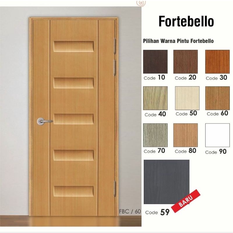 Pintu Wpc / Pintu abs s-plus / pintu fortebello 90x220