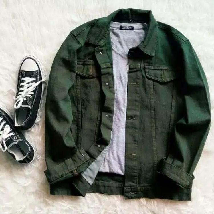 Chekout CUCI GUDANG JAKET LEVI PRIA WANITA RIPPED SKINNY JEANS HIJAU ARMY STRETCH SOFT JEANS PEKAT D