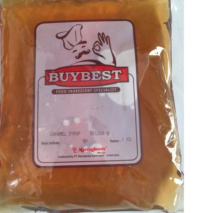

TERLARIS BRANDS FESTIVAL Mariza foods Caramel Syrup Buybest Sirup Karamel 1 kg !!