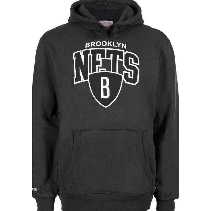 jaket hoodie sweater brooklyn nets hitam