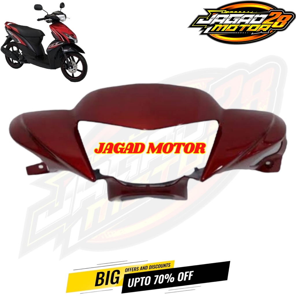 Batok Depan Yamaha Mio GT Merah / Kepala Depan Yamaha Mio GT Merah / Batok Kepala Depan Yamaha Mio GT Warna Merah / Batok Lampu Depan Yamaha Mio GT Warna Merah