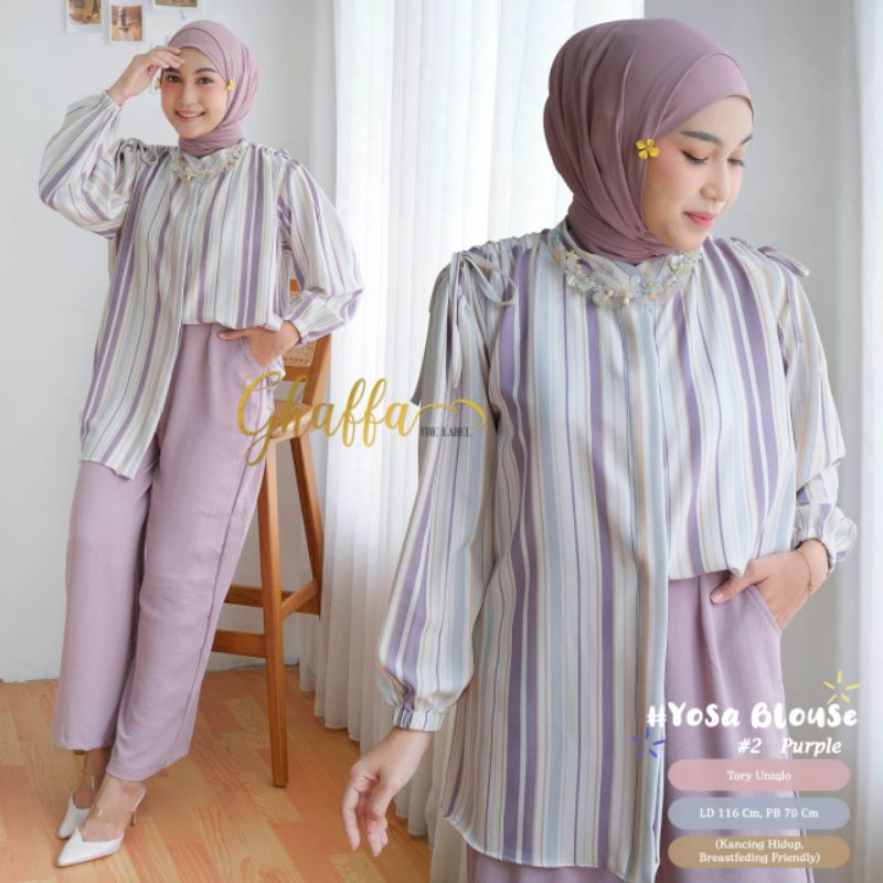 Kemeja Atasan Blouse Ori ghaffa yosa #2