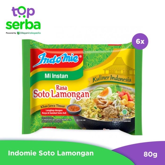 

NEW Indomie Soto Lamongan x6