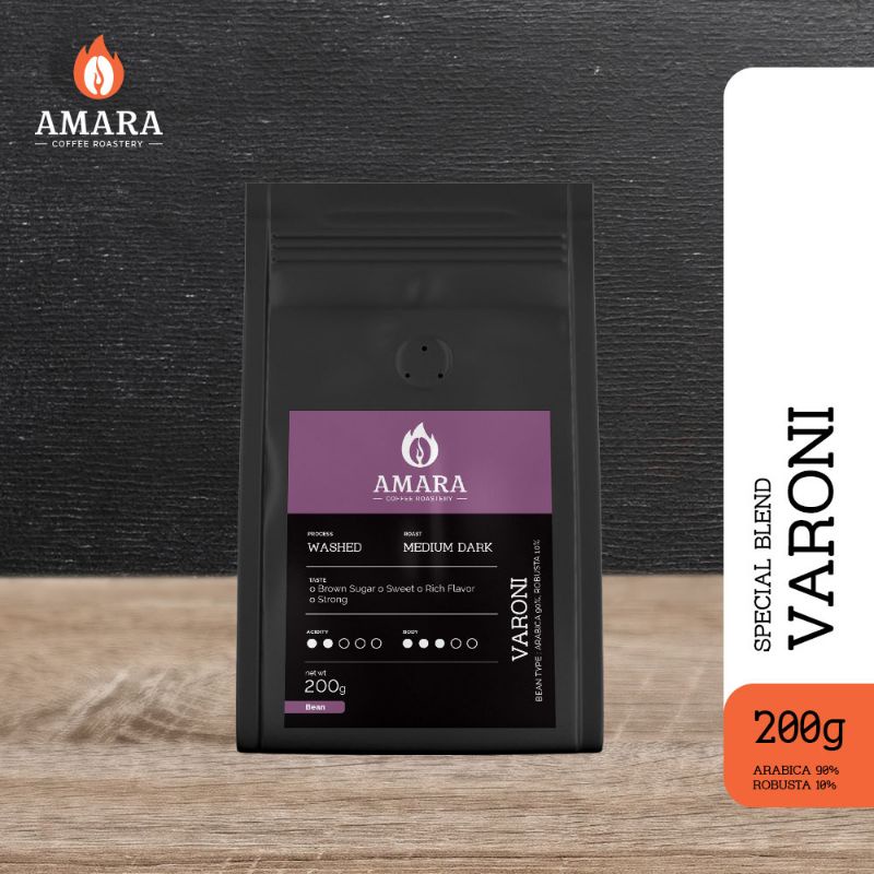 

Amara Special Blend - Varoni 200GR - Arabica 90%Robusta 10%
