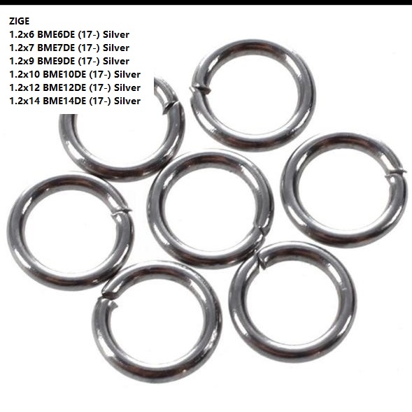 Ring Tebal 0.9 &amp; 1.2mm Tertutup Uk 5mm - 14mm Harga/1000gr