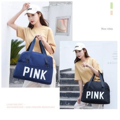 TAS TRAVELPINK / TAS DUFFLE GYM FITNESS OLAHRAGA / TRAVELLING FOLDABLE MURAH TFW 73 IMPORT