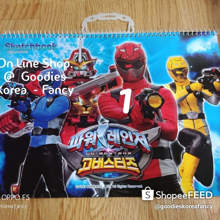 

Nikmati Sketch Book Buku Gambar Spiral Power Ranger Ori Korea Ready Stock Diskon