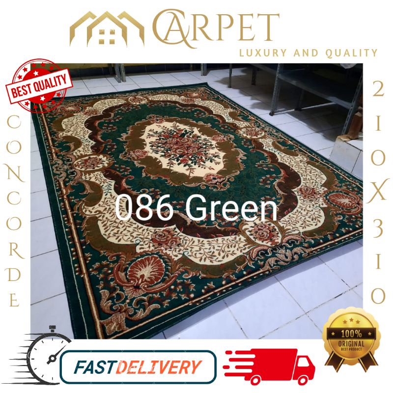 karpet concorde bulu tebal ukuran 210x310 karpet permadani jumbo
