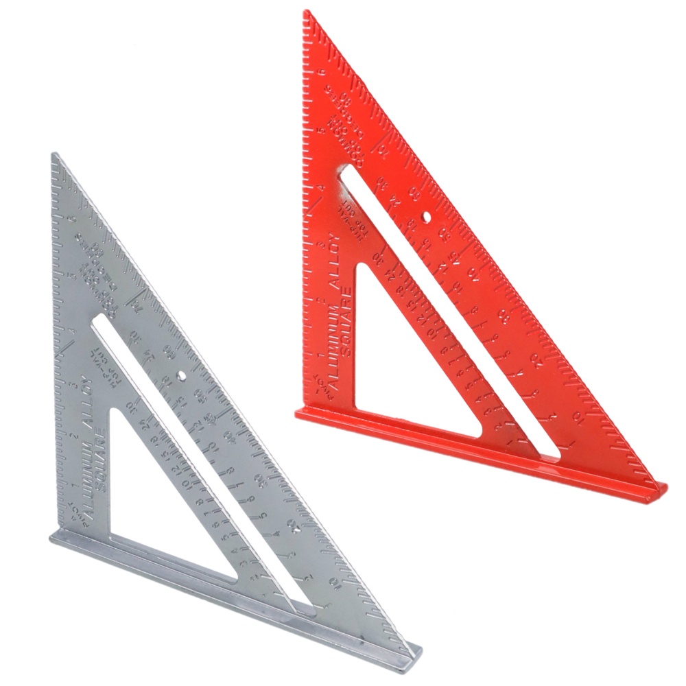 Penggaris Siku Mistar Triangle Ruler Aluminium - VK18