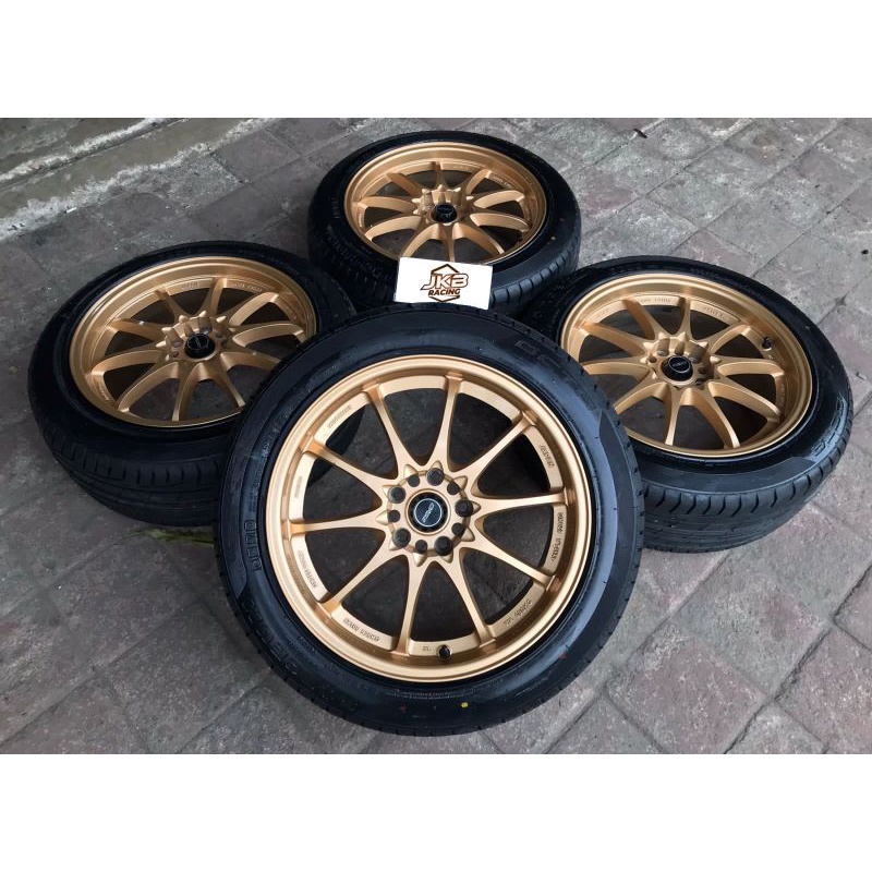VELG CE28 RING 18 LUBANG BAUT 5X100-114.3 + BAN 235/50 R18