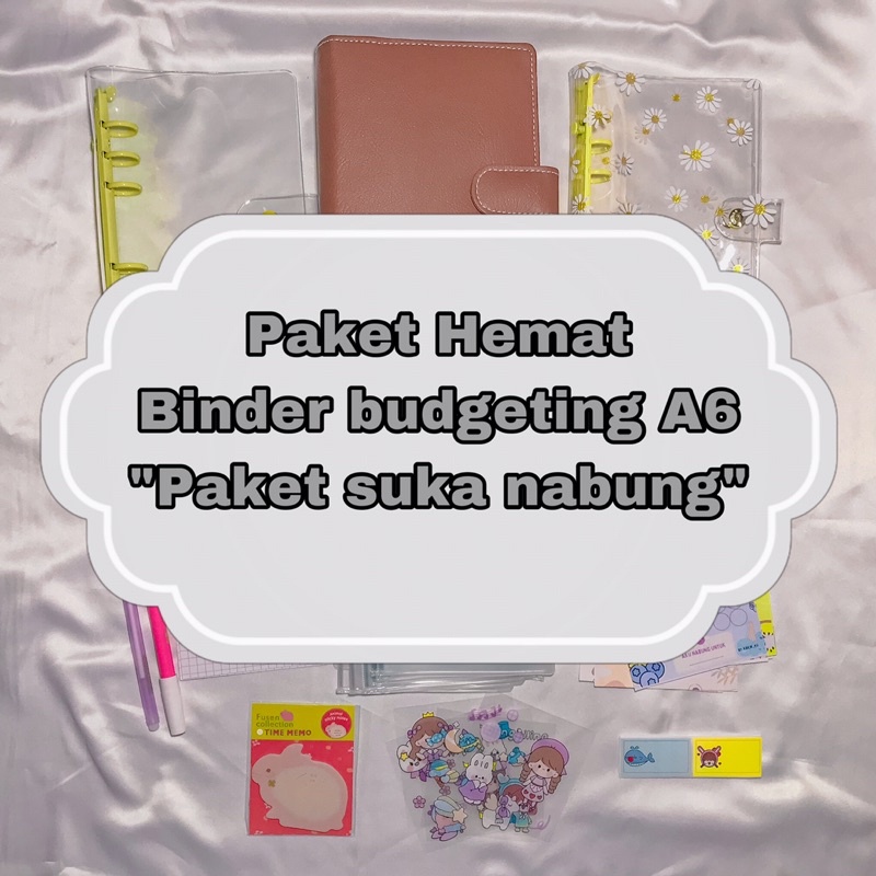 

set binder budgeting A6 || paket murah binder menabung || binder saving challenge