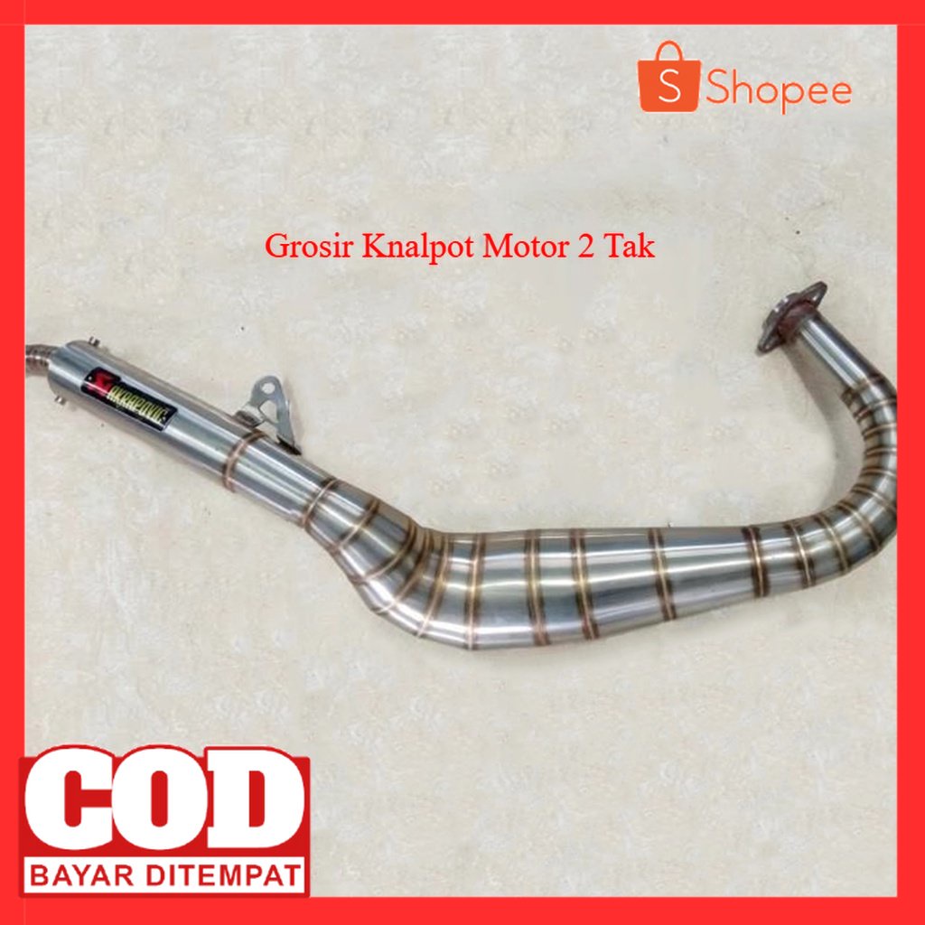 KNALPOT RX KING RX SPESIAL KOLONG PYTON AKRAPOVIC FULL STENLESS