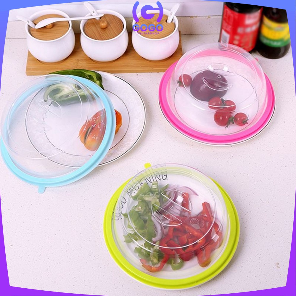 GOGO-C131 Penutup Piring Mangkok Microwave Tudung Saji Plastik Wadah Saji Makanan Penutup Mangkuk