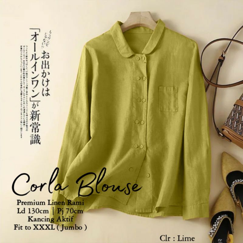 CORLA BLOUSE WANITA TERBARU