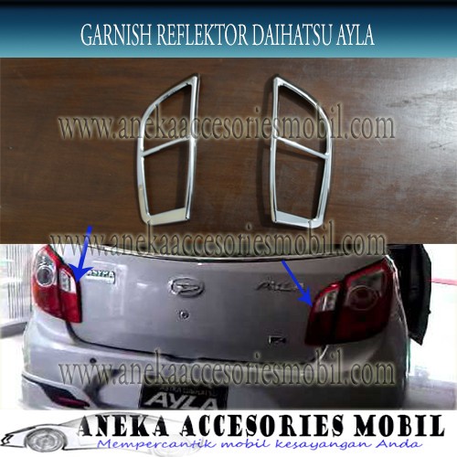 [COD] Garnish Reflektor/Ring Reflektor Mobil Daihatsu Ayla / Perlengkapan Variasi Mobil Murah / Akse