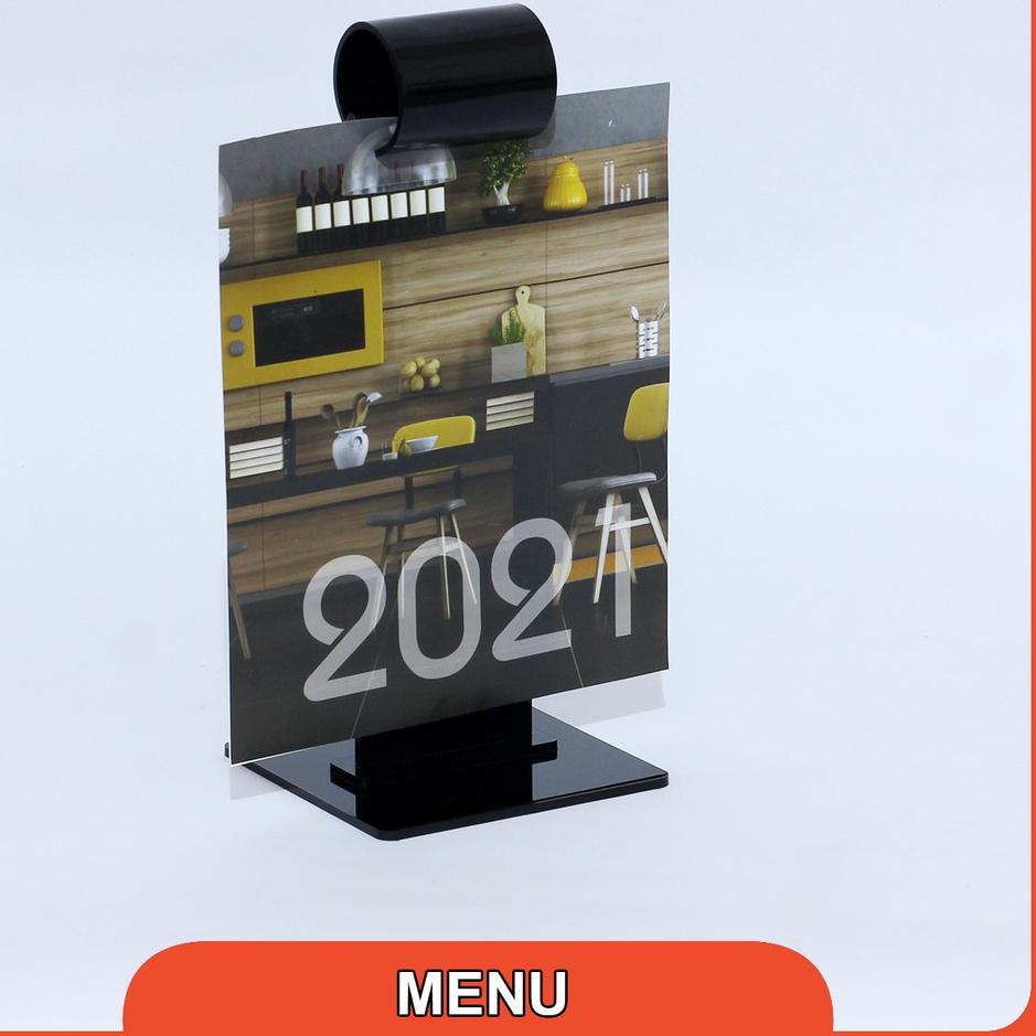 

Super Keren Gantungan Menu Akrilik, Acrylic Menu Stand Resto, Display Menu A5