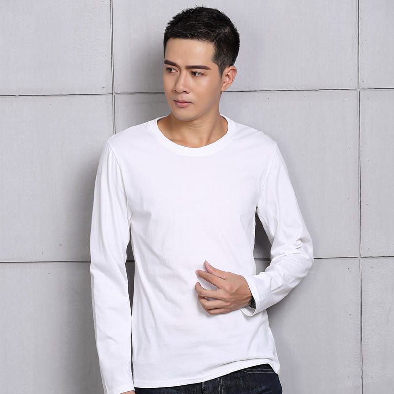 KAOS POLOS PRIA LENGAN PANJANG COTTON COMBED KAOS PRIA