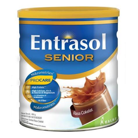 

[ COD ] ENTRASOL SENIOR COKELAT 400 GR