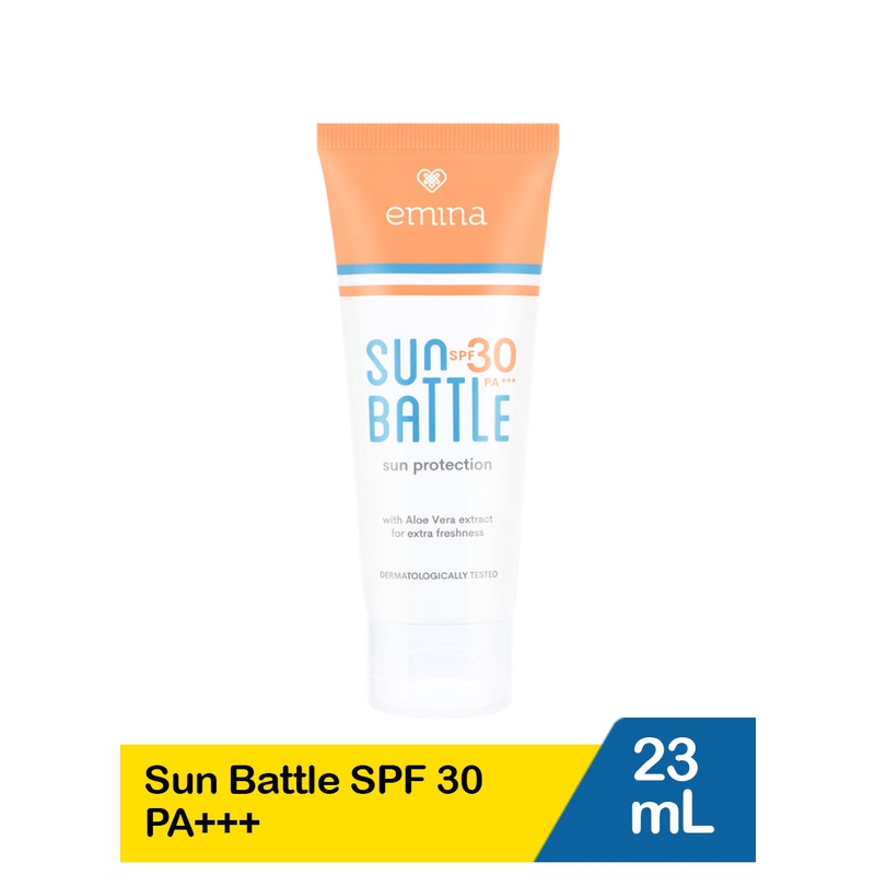 SUNSCREEN EMINA SUN BATTLE SPF 30, 23ml RUMAH CANTIK