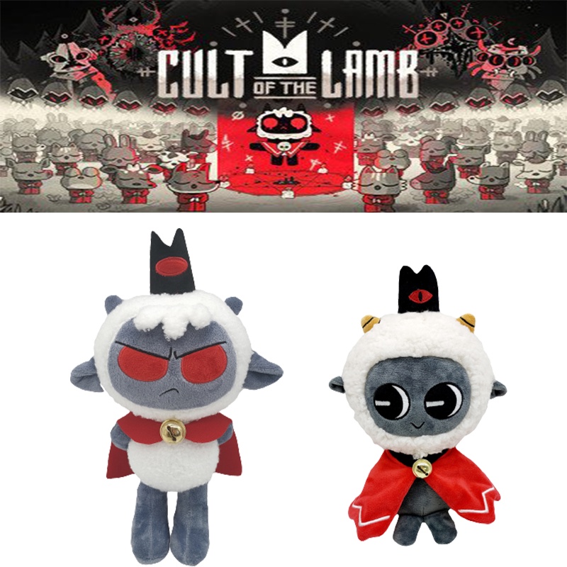 Mainan Mewah Lembut Kerajinan Tangan Dari Cult Of The Lamb Game