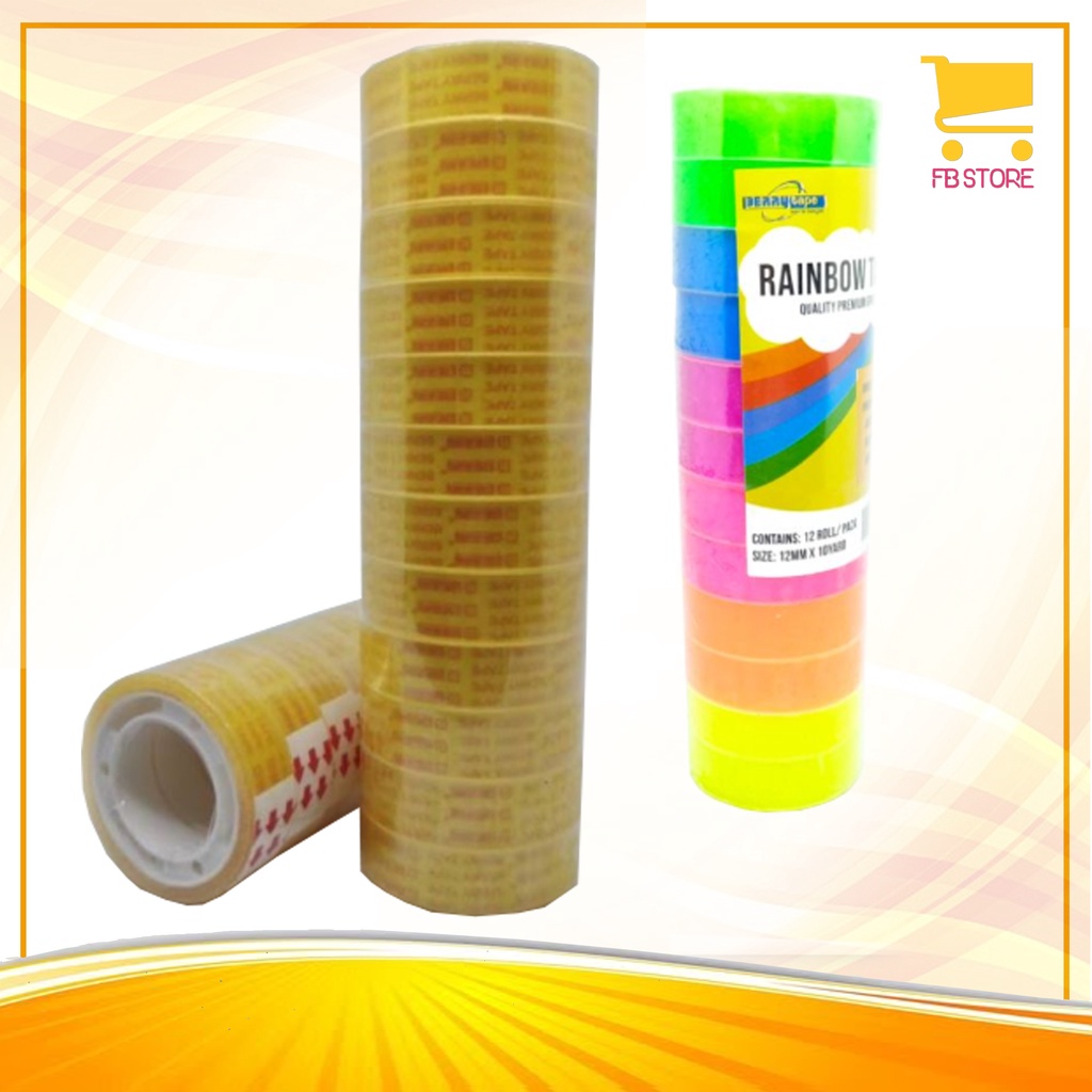 

1 Slop Solasi Bening / Rainbow Mini Berry (12pcs) 12Mmx10Yard