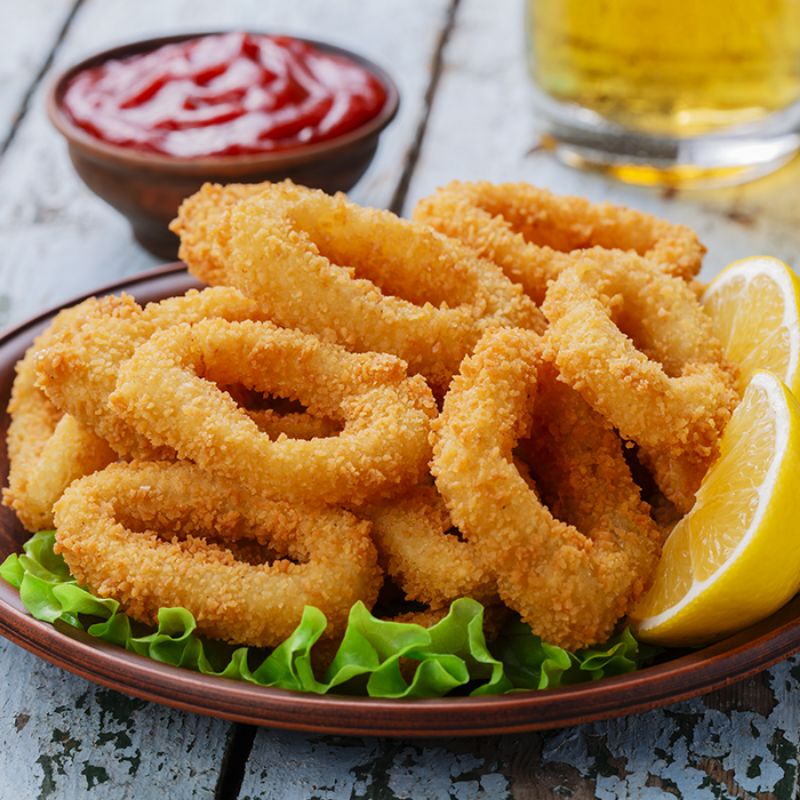 

Cumi Ring Premium | Calamari | Crumbed Squid | Cumi Tepung 1kg