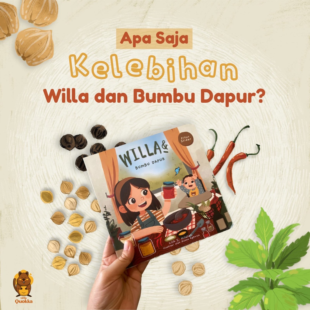 Buku Willa dan Bumbu Dapur by Little Quokka