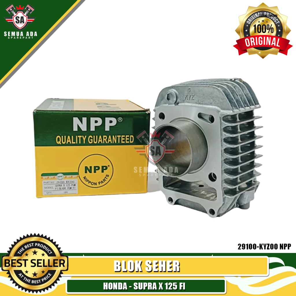 BLOK SEHER - SILINDER BLOK NPP CYLINDER BLOK SUPRA X 125 PGM FI