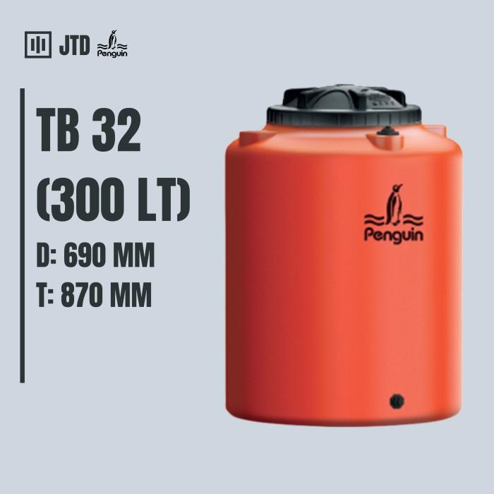 Toren Air Toren / Tandon / Tangki Air Penguin Kapasitas 300 Liter - Tb 32