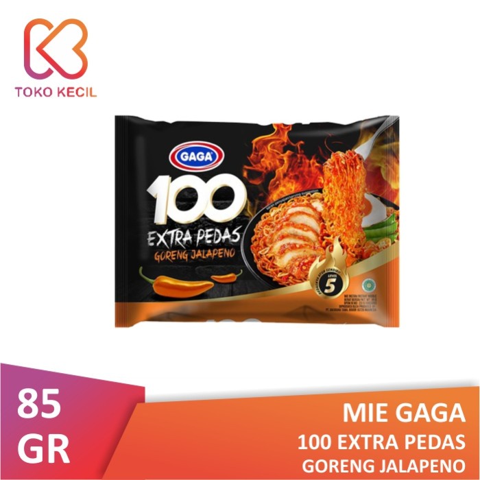 

PROMO Mie Gaga 100 Ekstra Pedas Goreng Jalapeno 85gr