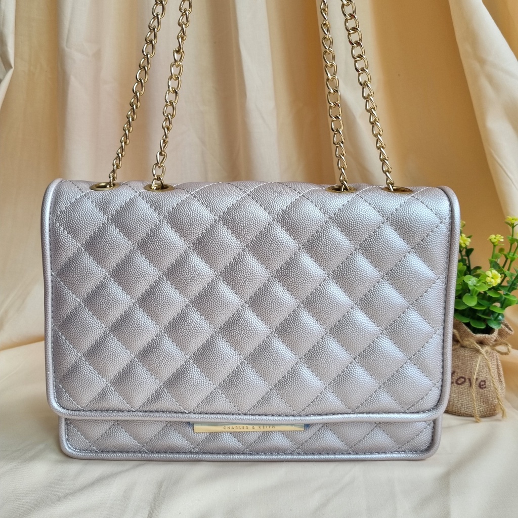 TAS CK WANITA QUILTED SHOULDER BAG BIG SIZE