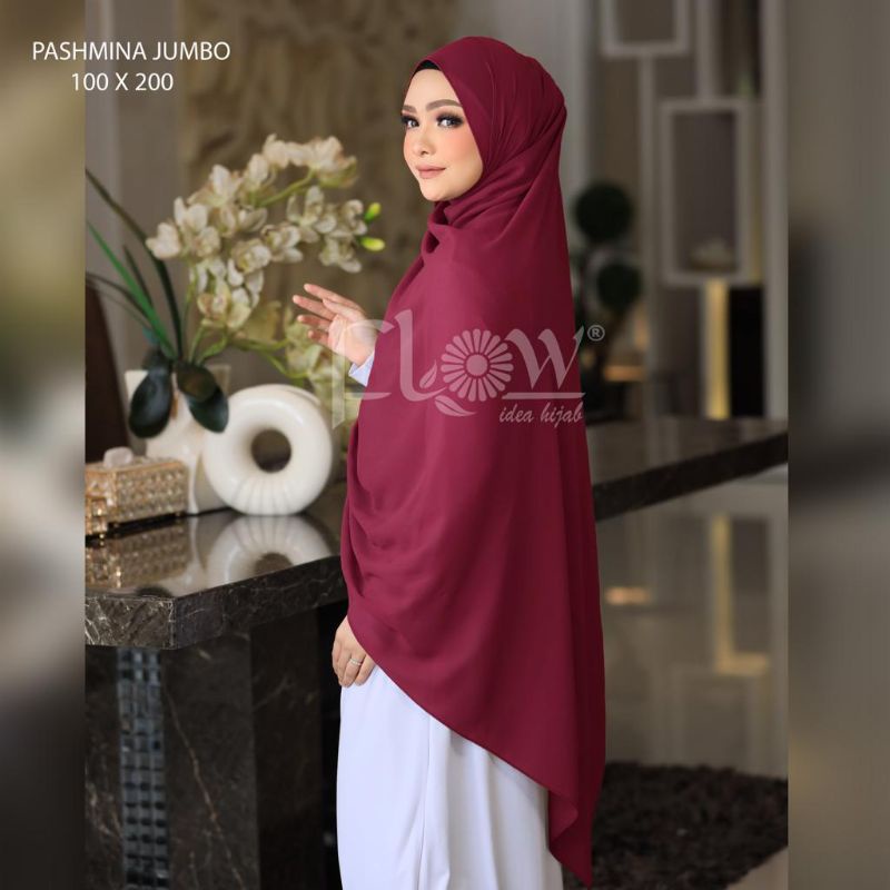 PASHMINA JUMBO ORIGINAL BRAND FLOW HIJAB